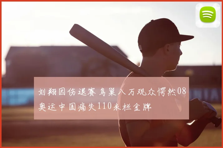 刘翔因伤退赛鸟巢八万观众愕然08奥运中国痛失110米栏金牌
