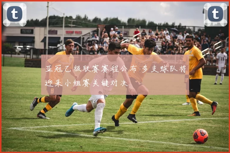 亚冠乙级联赛赛程公布 多支球队将迎来小组赛关键对决